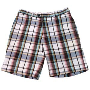 Jack Spade Shorts Men's Size 30 Multicolor Plaid Chino‎ Cotton 8 inch Inseam